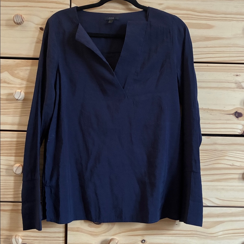 COS Navy Tunic  Top, size 4